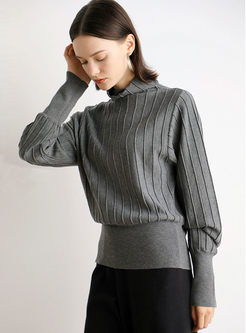 Turtleneck Loose Long Sleeve Sweater