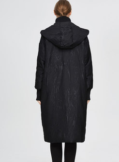 Hooded Straight Loose Long Down Coat