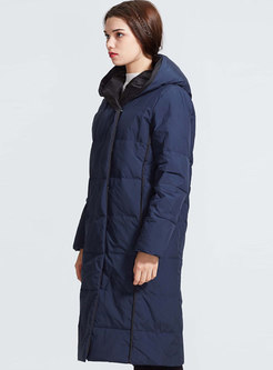 Hooded Straight Loose Puffer Coat