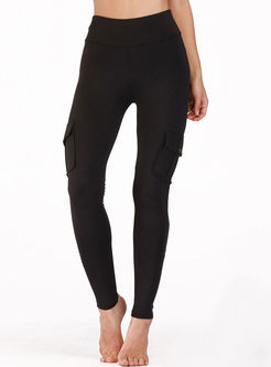Solid Color High Waisted Tight Yoga Pants