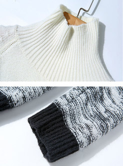 Turtleneck Pullover Loose Sweater