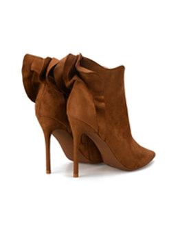 Pointed Head High Heel Ankle Boots