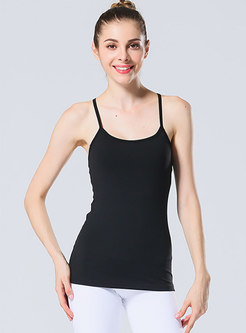 Pure Color Scoop Slim Quick-drying Top