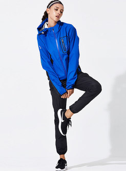 Hooded Long Sleeve Loose Workout Tracksuit