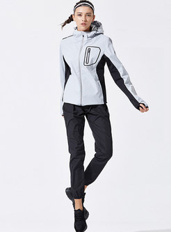 Hooded Long Sleeve Loose Workout Tracksuit