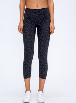 Brief Tight Fitness Sports Yoga Cropped Pants