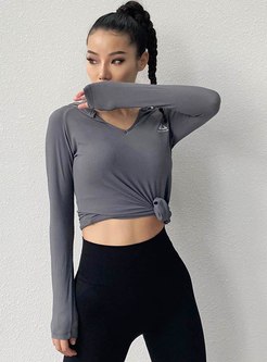 Long Sleeve Tight Breathable Sports Top