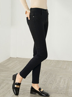 Casual All-matched Slim Pencil Jeans
