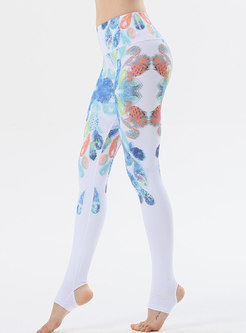 Print Tight Fitness Yoga Pants