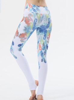 Print Tight Fitness Yoga Pants