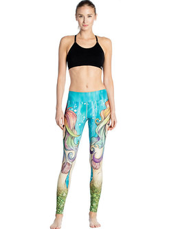 Print Quick-drying High Waisted Yoga Pants