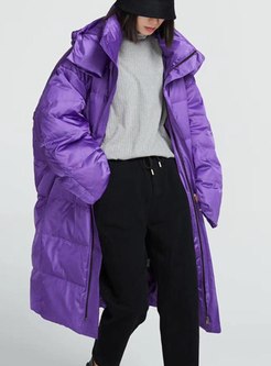 Removable Hooded Long Oversize Puffer Coat