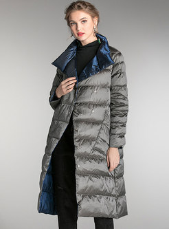Plus Size Lightweight Reversible Puffer Coat