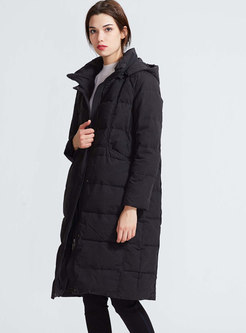 Removable Hooded Straight Puffer Coat