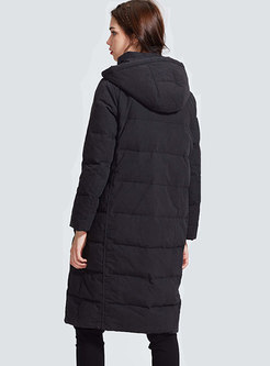 Removable Hooded Straight Puffer Coat