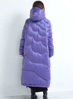 Hooded Plus Size Thicken Long Puffer Coat