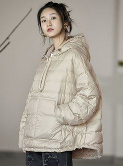 Hooded Pullover Lightweight Down Coat