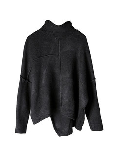 Turtleneck Pullover Plus Size Sweater
