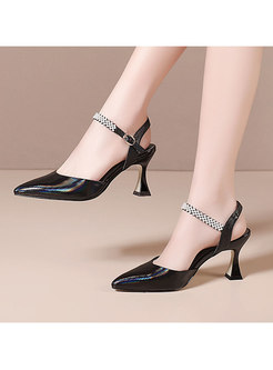 Pointed Toe High Heel Summer Shoes