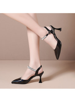 Pointed Toe High Heel Summer Shoes
