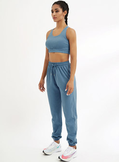 Solid Crew Active Bra & Breathable Drawstring Joggers