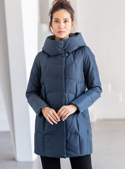 Hooded Plus Size Duck Down Puffer Coat
