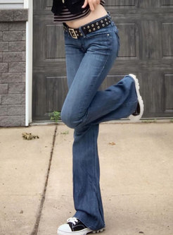 Sexy Low Rise Flare Jeans