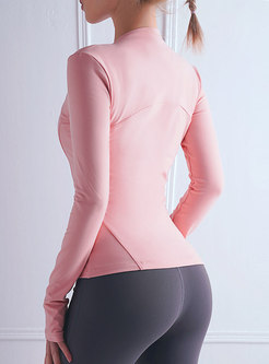 Solid Tight Quick-drying Sport Jacket