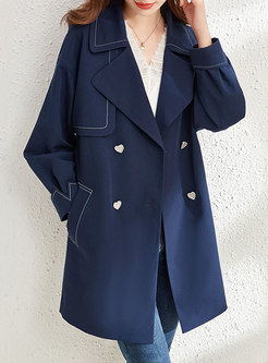 Casual Loose Double-breasted Trench Coat