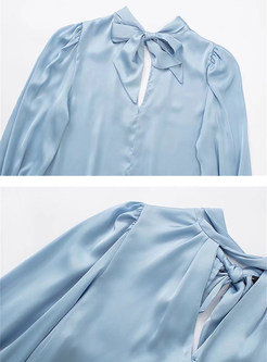 Blouse Shirt Plain V Neck Basic Casual Tops