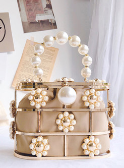 Clutch Purses with Pearl Diamonds Accessories
