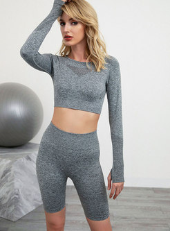 2 Piece Seamless Yoga Gym Outfits for Women