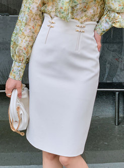 High Waist Elegant Mini Skirt