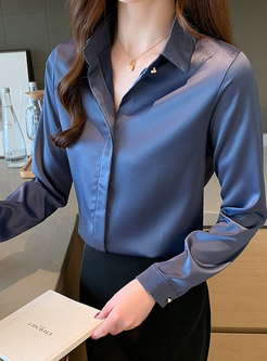 Women's Button Down Long Sleeve Dress Shirt