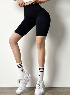 High Waisted Yoga Shorts for Women Tummy Control Workout Running Biker Shorts