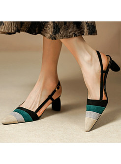 Women's Elegant Comfortable Kitten Heel Dress Pointed Toe Shoe