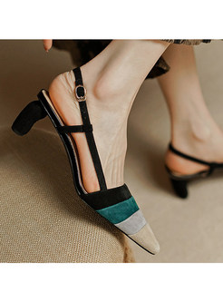 Women's Elegant Comfortable Kitten Heel Dress Pointed Toe Shoe