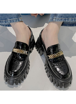 Women's Flat Platform Creepers Shoe