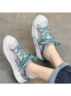 Women's Colorblock lace up Sneakers