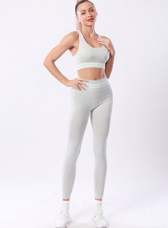 Womens Yoga 2 Pieces Workout Outfits