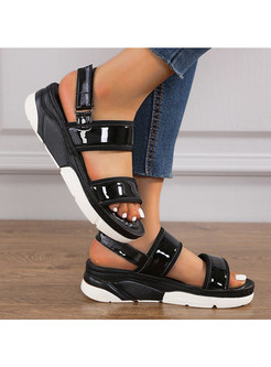 Women's Platform Sandals Open Toe Ankle Strap Casual Summer Sandals