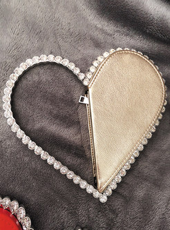Cute Mini Heart Shape Evening Clutch Bag