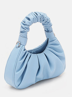 Cute Hobo Tote Handbag Mini Clutch Purse with Zipper Closure