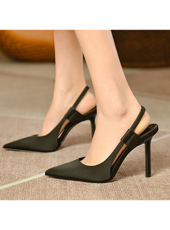 Women Pointed Toe High Heeled Dress Sandals
