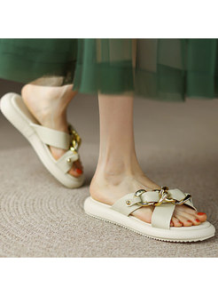 Women Flat Slid Sandals
