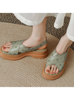 Women Summer Ankle Strap Platform Sandals