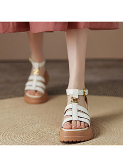 Women Vintage Wedge Sandals
