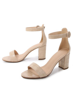 Women Summer Strappy Heeled Sandals