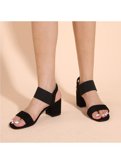 Women Casual Chunky Heel Sandals