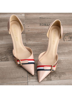 Women's Pointed Toe Slip on Pump Shoes